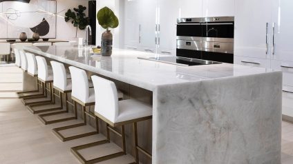 Cristallo Quartzite Backlit Countertop