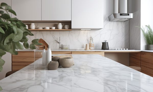 Warm Neutrals & Vein-Focused Countertops: The New Luxury Look in Chicago Kitchens