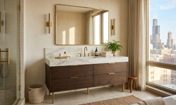 Best Countertop Materials for Bathroom Vanities in Chicago