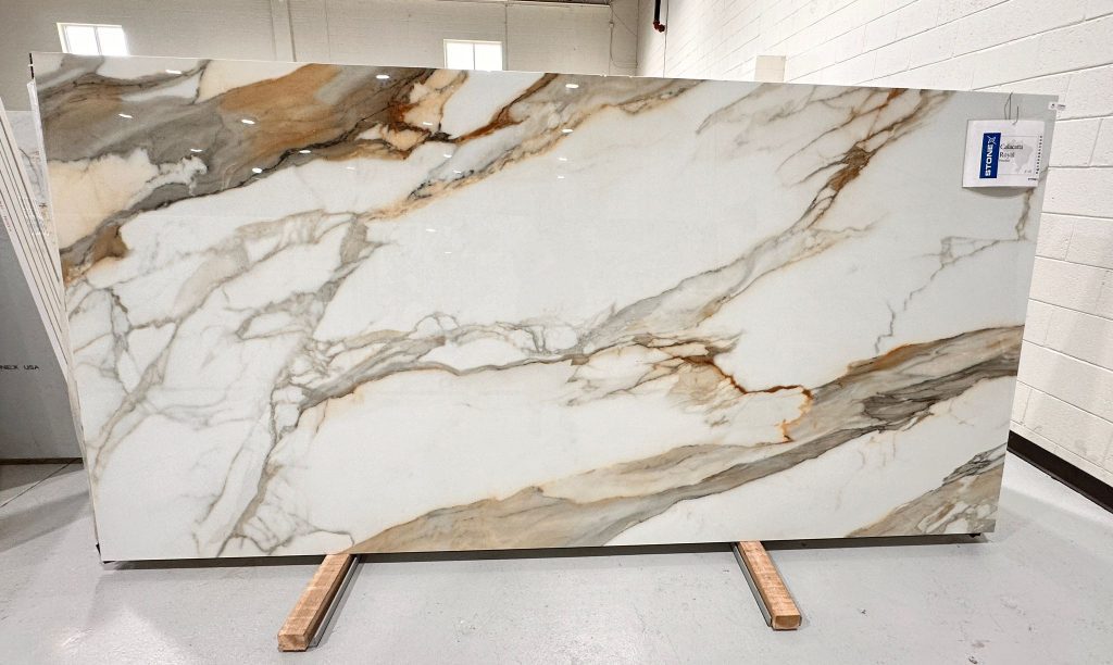Calacatta Royale Polished 1.2cm – Porcelain - Porcelain Stone Slab