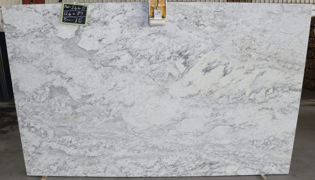 Aspen White Premium Dual (Polished + Leathered) 3cm – Granite - Granite Stone Slab