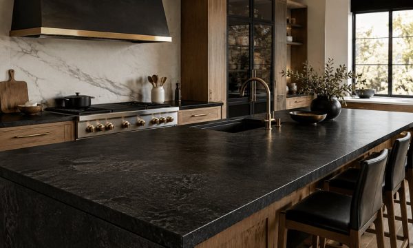 Black Countertops in Chicago: Black Granite, Black Quartz & How to Choose Between Them